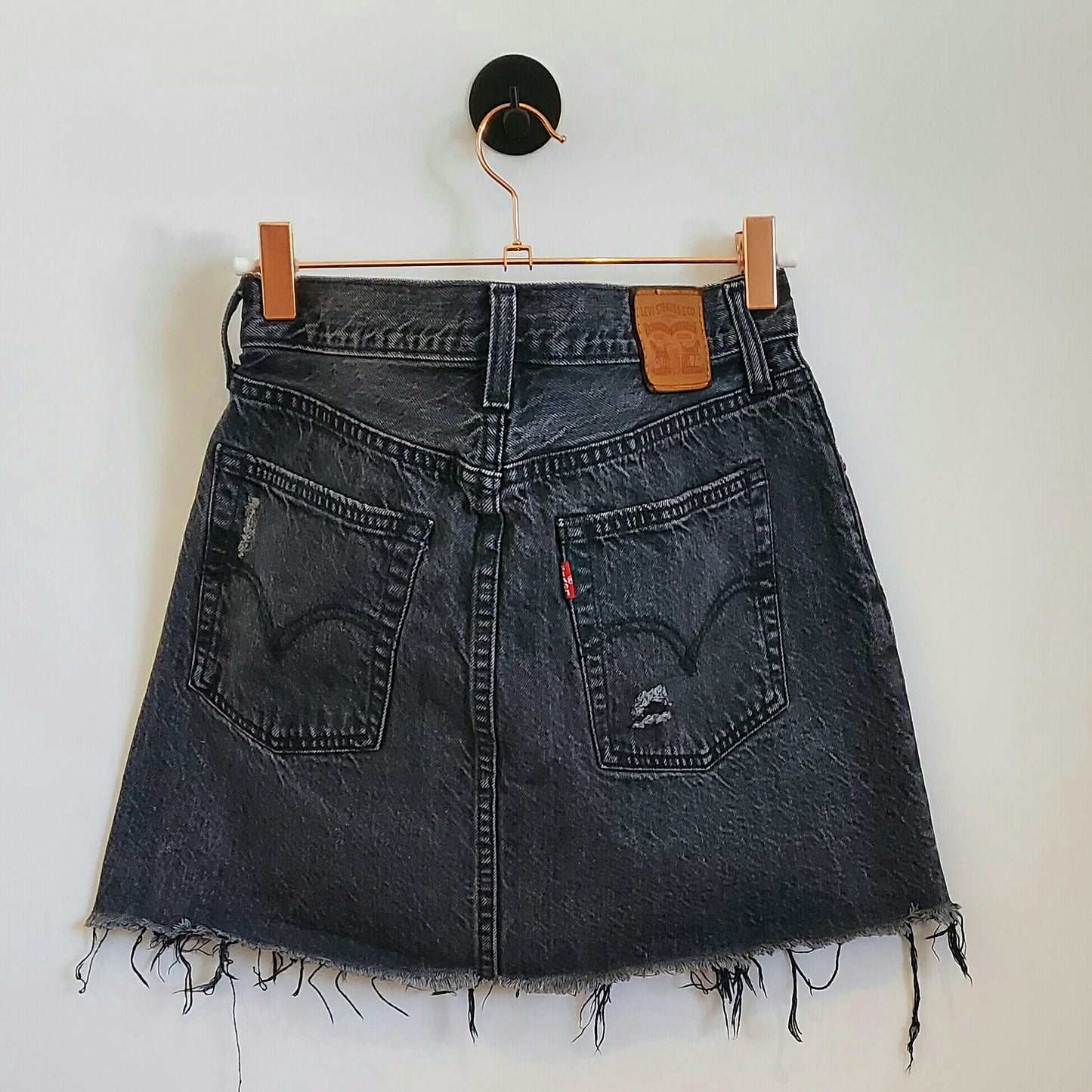 Vintage 90s Levi's Denim Mini Skirt | Size 8