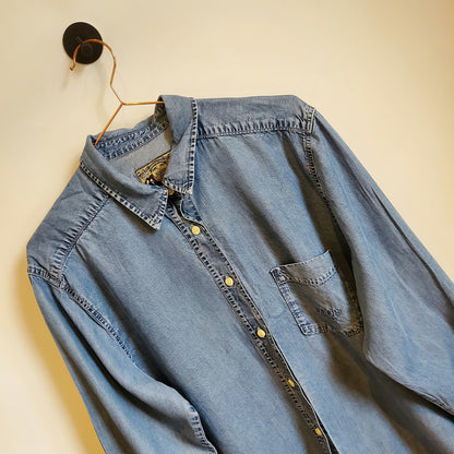 Men's Vintage 90s Joop Jeans Denim Shirt | Size L