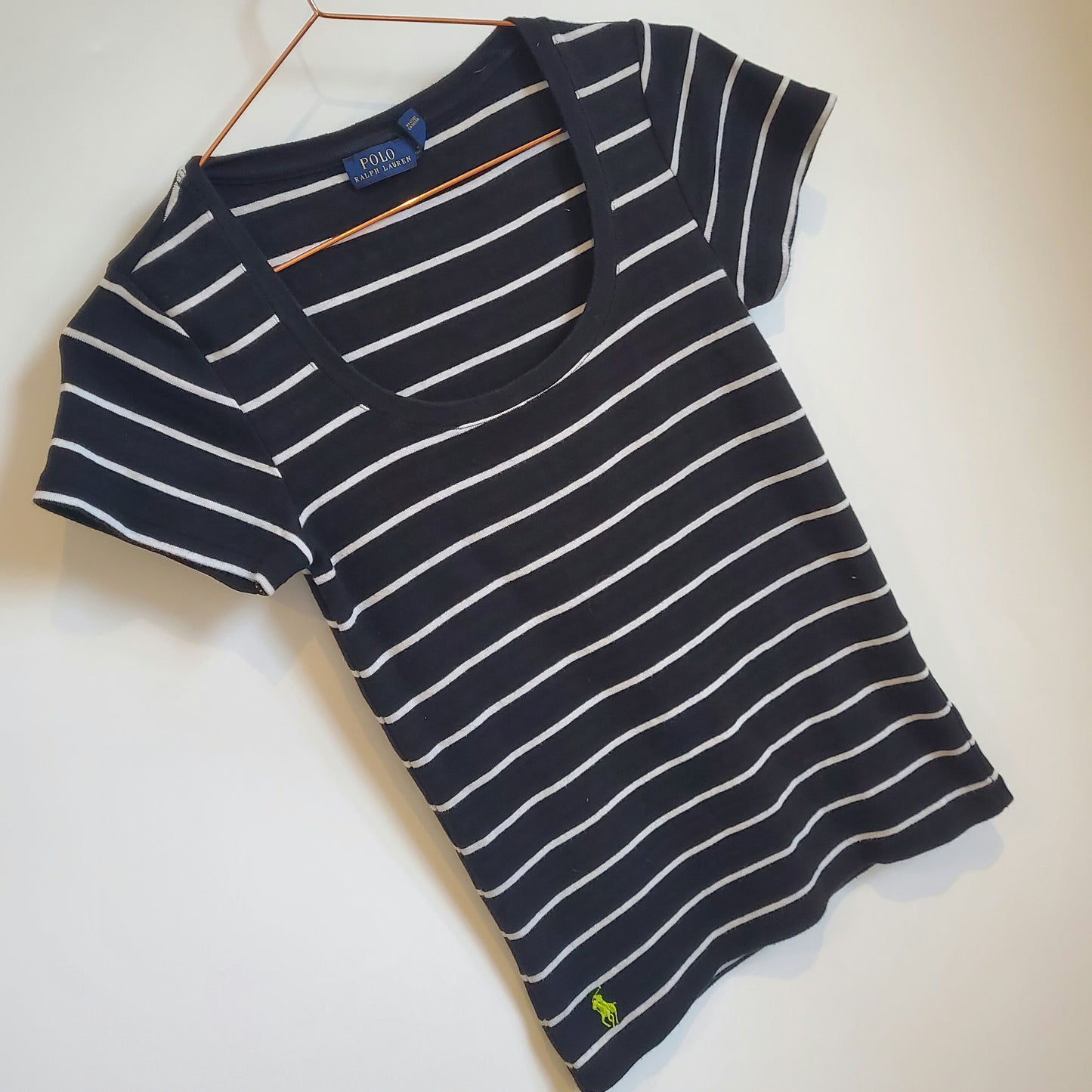 Vintage Y2K Ralph Lauren Striped T-shirt | Size M