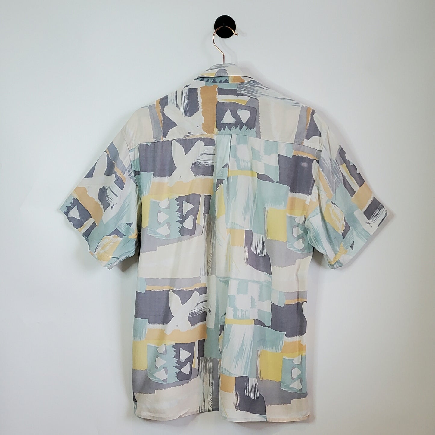 Vintage 90's Funky Pattern Festival Shirt | Size L