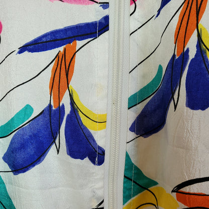 Vintage 80s Funky Pattern Windbreaker Jacket | Size L