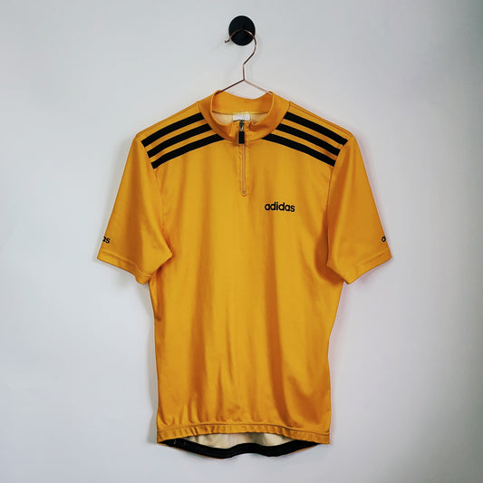 Vintage 90s Retro Adidas Cycling Jersey | Size 14