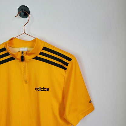 Vintage 90s Retro Adidas Cycling Jersey | Size 14