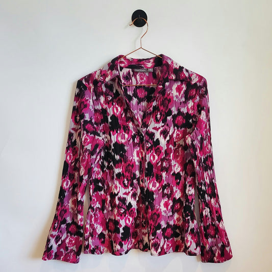 Vintage Y2K Smidge Print Long Sleeve Shirt | Size 10