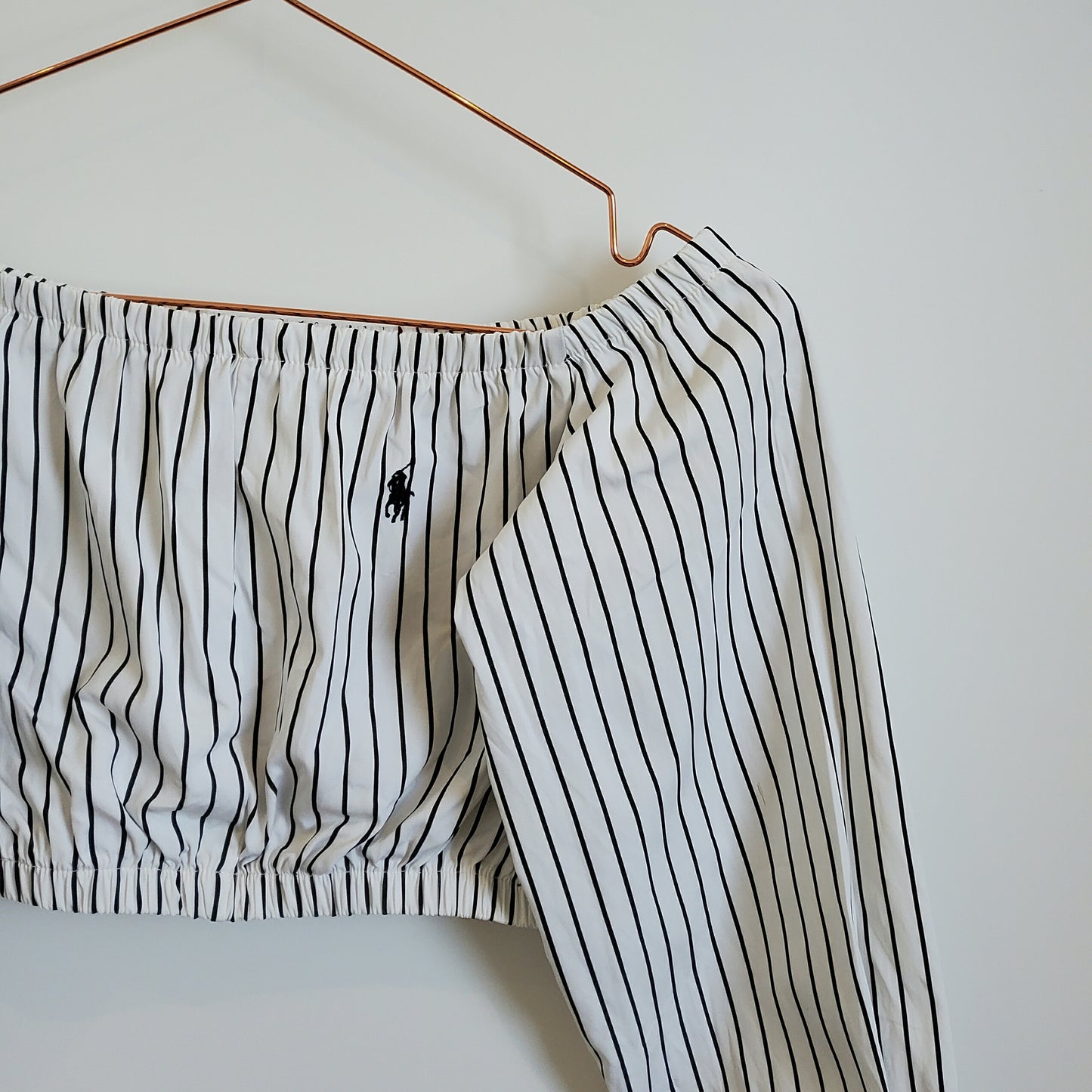 Reworked Vintage Ralph Lauren Crop Top | Size 8
