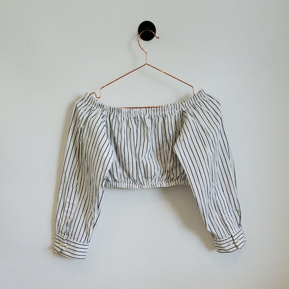 Reworked Vintage Ralph Lauren Crop Top | Size 8