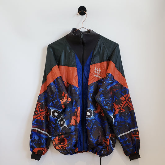 Vintage 90s Crazy Festival Windbreaker Jacket | Size XL