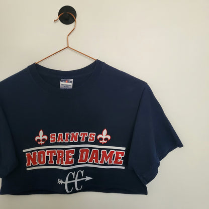 Reworked Note Dame American Football Crop | Size 10-12