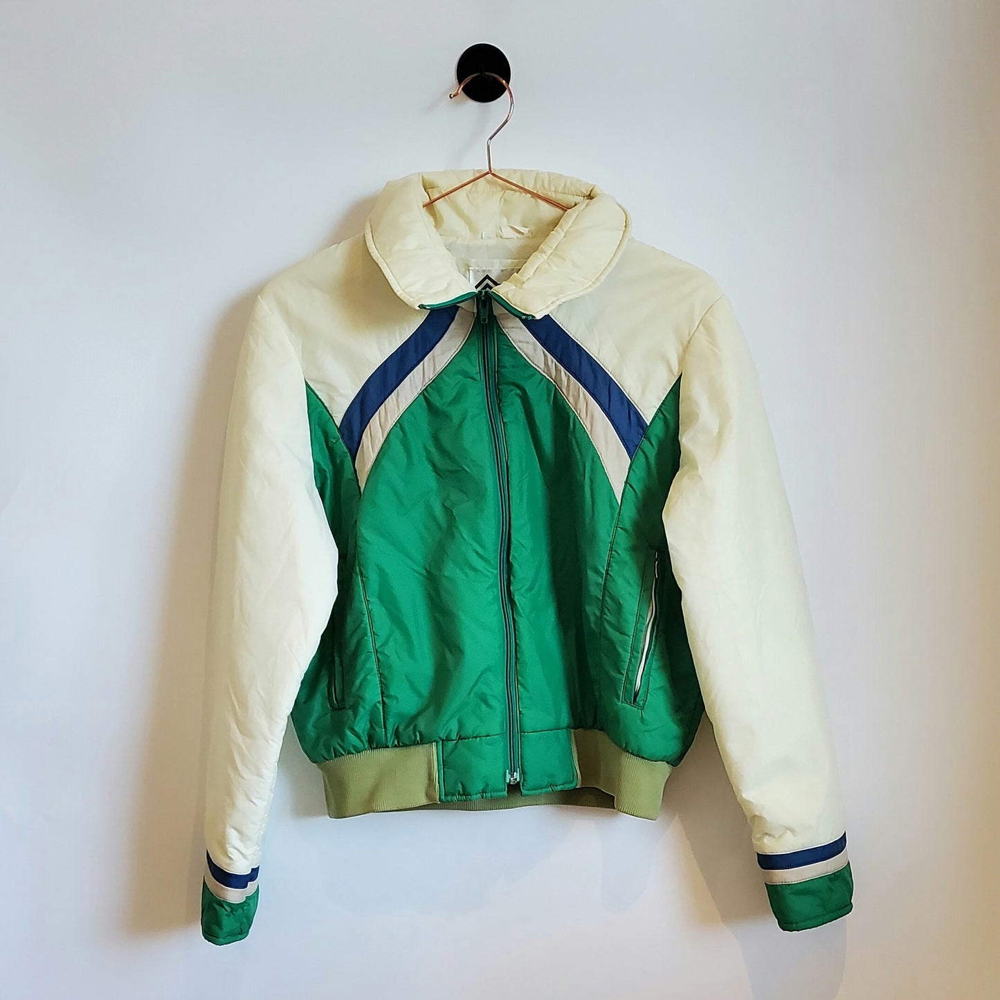 Vintage 90s Funky Colour Block Retro Jacket | Size S