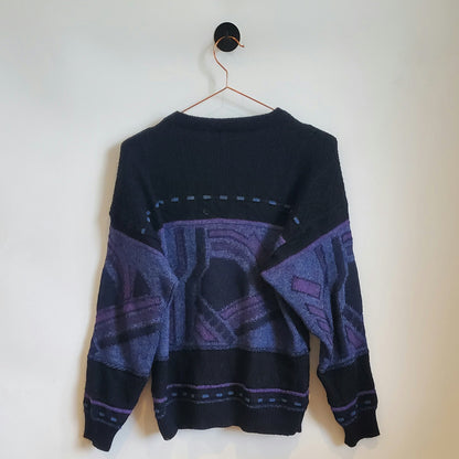 Vintage 90s Funky Wool Knit Jumper | Size 10