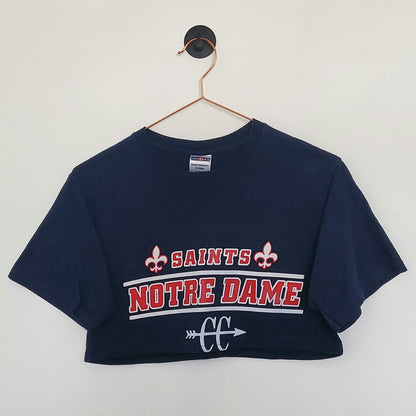 Reworked Note Dame American Football Crop | Size 10-12