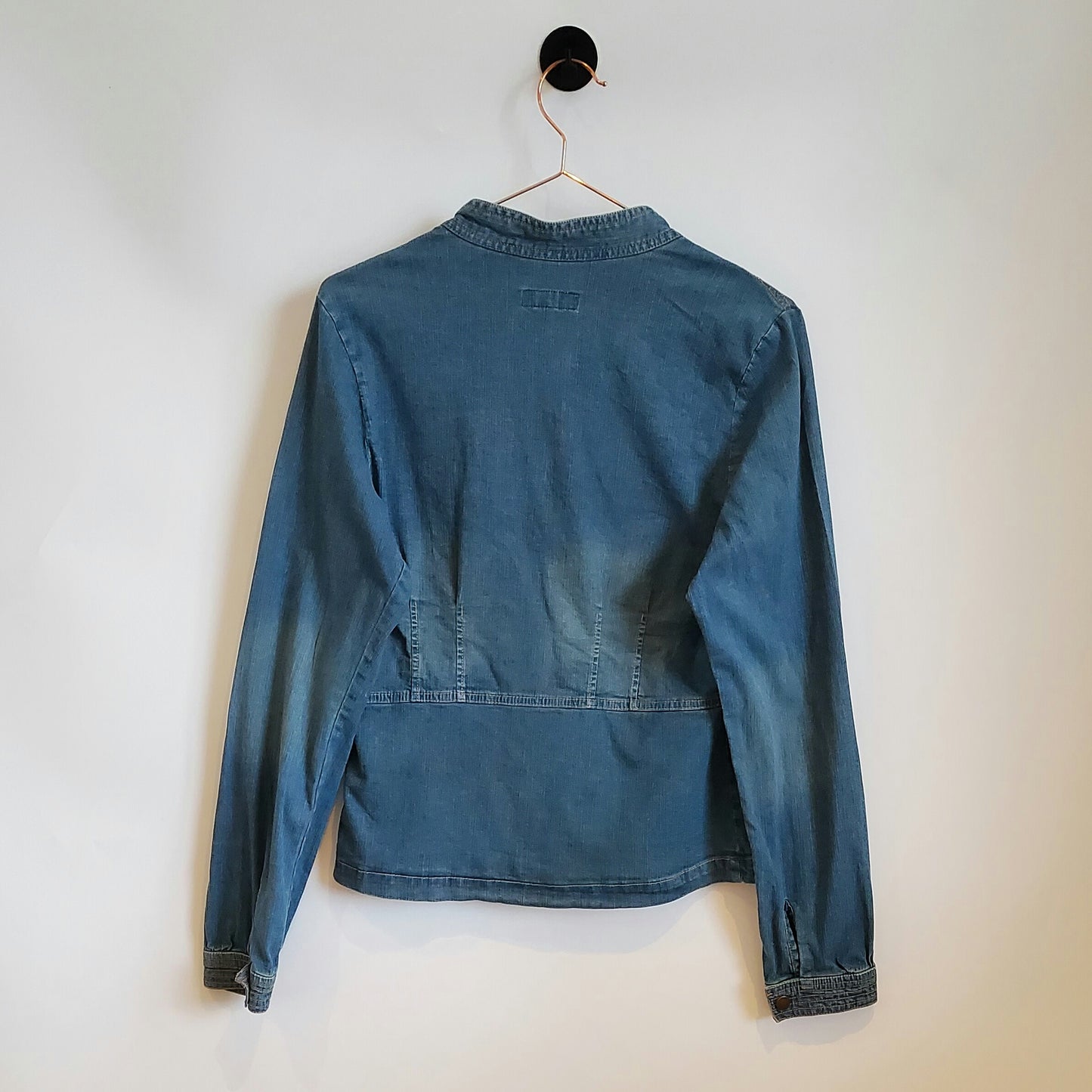 Vintage Y2K Boho Western Denim Shirt | Size 10