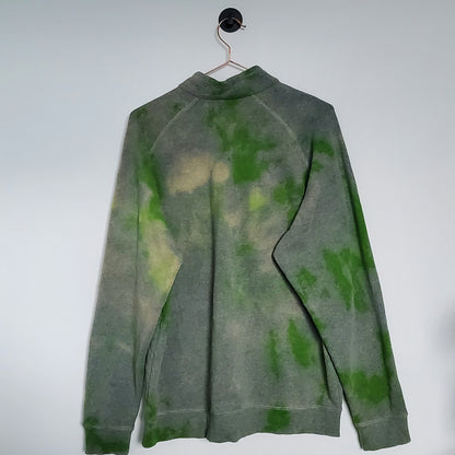 Reworked Tie-Dye Full Zip Sweatshirt | Size L