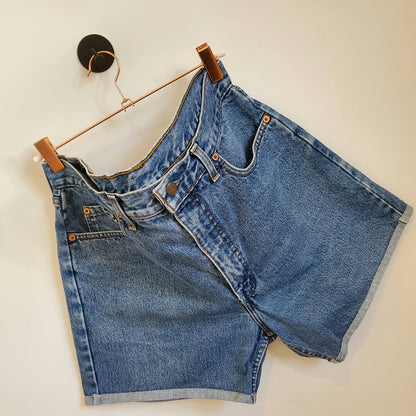 Reworked 90s Vintage Levi's Denim Shorts | Size 14