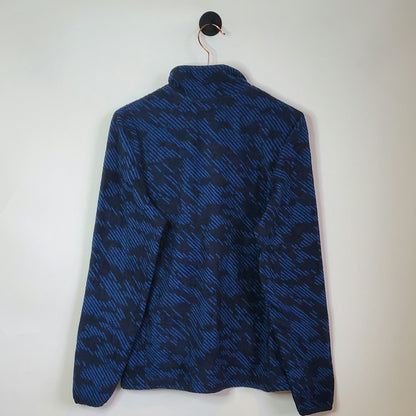 Vintage 90s Funky Pattern Fleece Jacket| Size S
