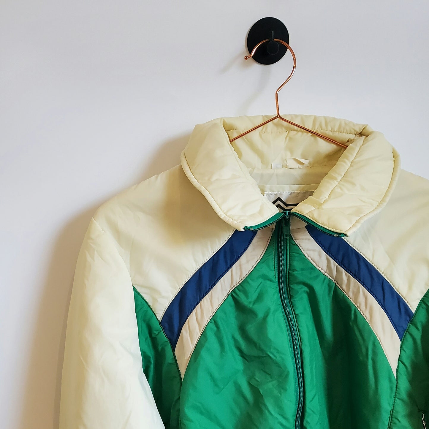 Vintage 90s Funky Colour Block Retro Jacket | Size S