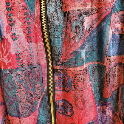 Vintage 90s Funky Pattern Jacket | Size 14