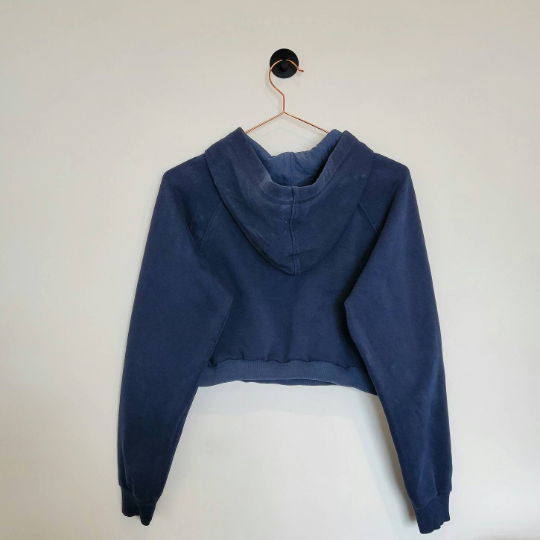 Reworked Crop Adidas Hoodie | Size 8