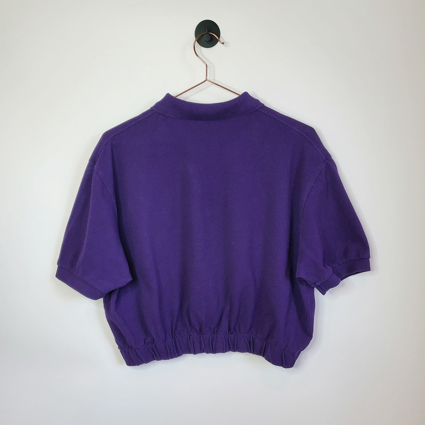 Reworked Crop Ralph Lauren Polo Shirt | Size 14-16