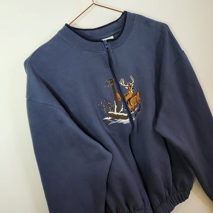 Vintage 90's Reworked Deer Sweatshirt | Size M