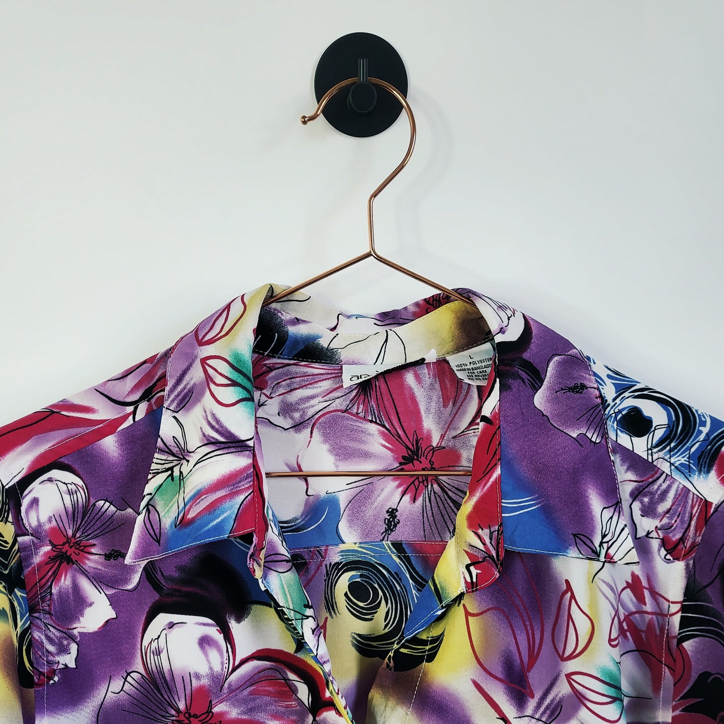 Vintage 90s Floral Blouse | Size 12
