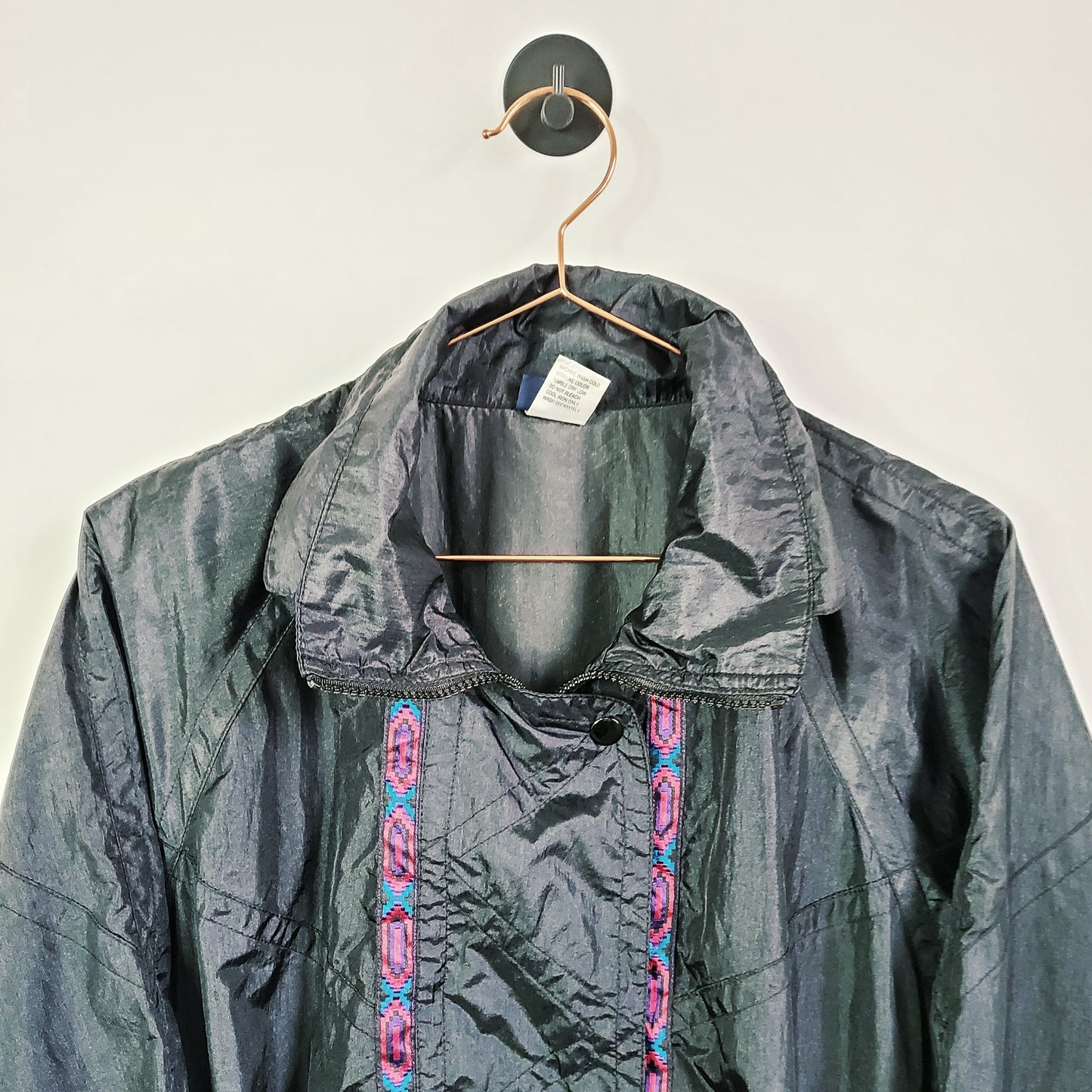 Vintage 90s Windbreaker Jacket | Size XL