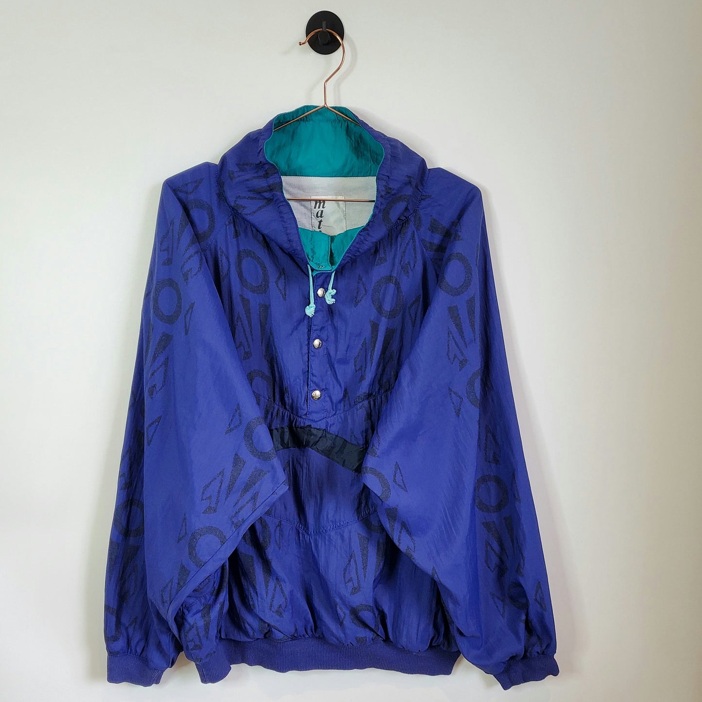 90s Matinbleu Vintage Windbreaker Jacket Purple Size XL