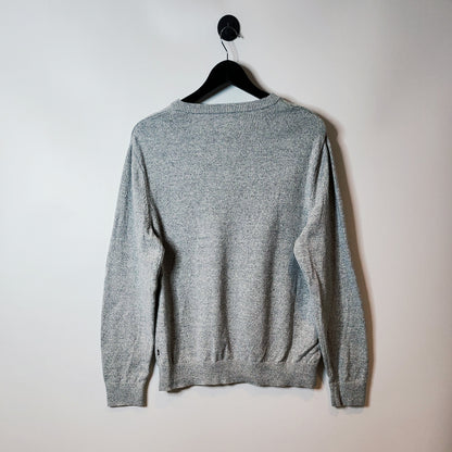 Nautica V-Neck Jumper Grey Size Medium