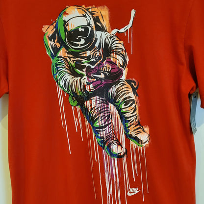 Retro Y2K Nike Astronaut Graphic T-shirt | Size S