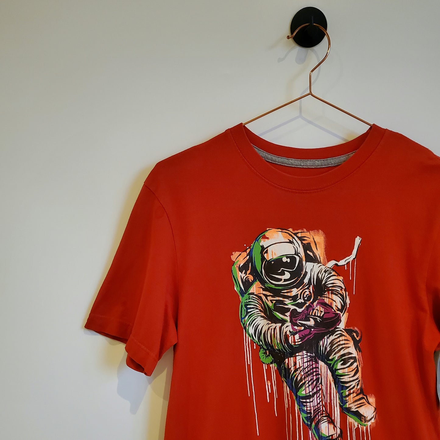 Retro Y2K Nike Astronaut Graphic T-shirt | Size S