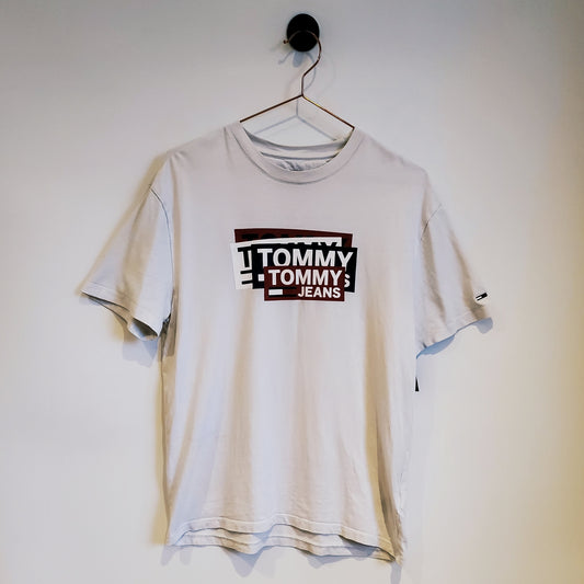 Vintage Graphic Tommy Hilfiger Jeans Logo  T-shirt | Size S