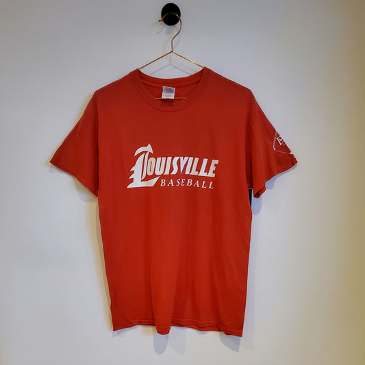 Vintage 90s Louisville Baseball Graphic T-shirt | Size M