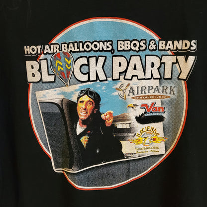 Vintage 90's Block Party Graphic T-shirt | Size L