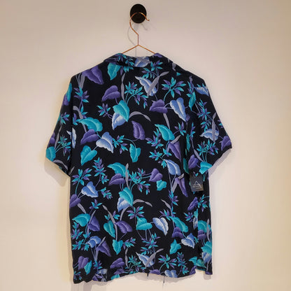 Vintage 80s Floral Blouse | Size 12