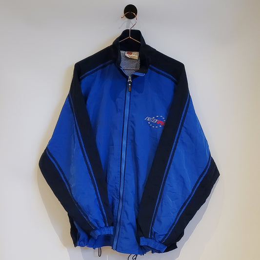 Vintage 90s Euro Sports Windbreaker Jacket | Size XXL