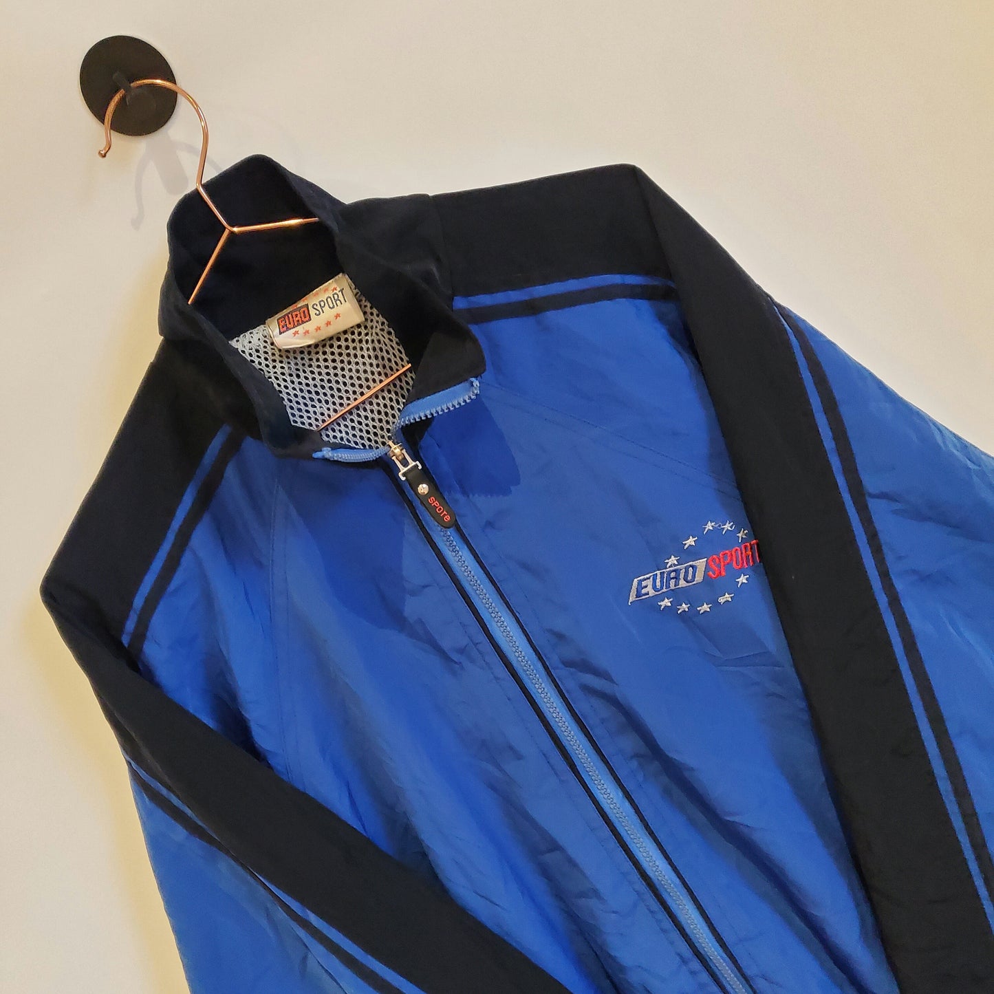 Retro Euro Sports Windbreaker Jacket | Size XXL